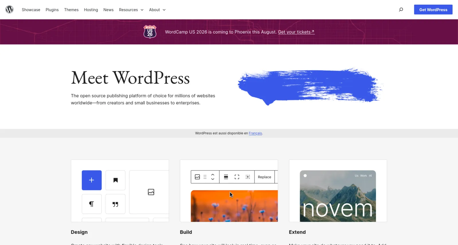 Interface WordPress Gutenberg, l'éditeur de blocs